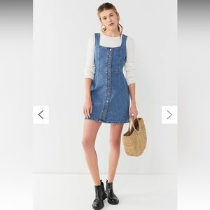 Urban Outfitters Button-Down Denim Mini Dress